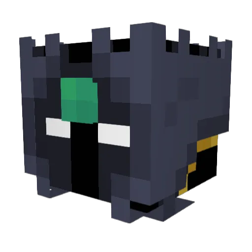 76sx Minecraft avatar head, 3D render