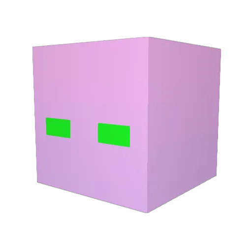 771042 Minecraft avatar head, 3D render