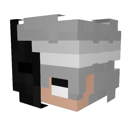772MartiN Minecraft avatar head, 3D render