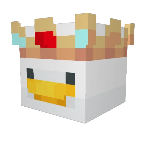 773311 Minecraft avatar head, 3D render