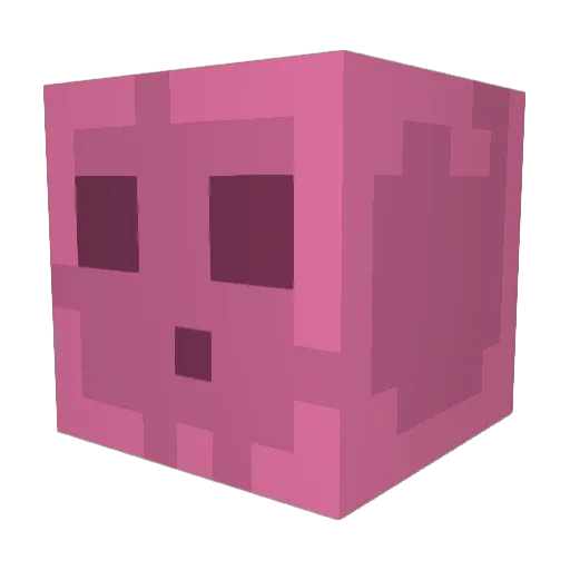 773Re4 Minecraft avatar head, 3D render