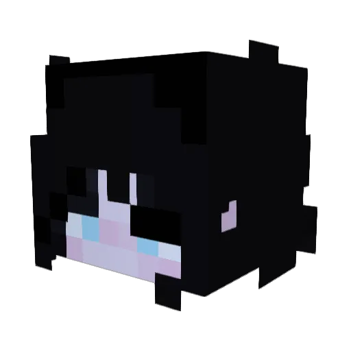 775im Minecraft avatar head, 3D render
