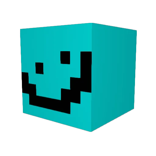 777Dejs Minecraft avatar head, 3D render
