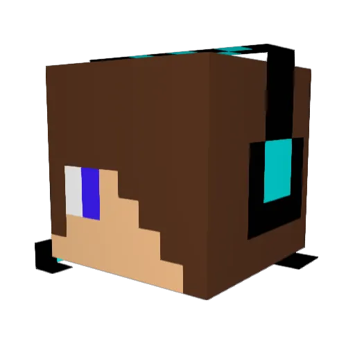 777liamm Minecraft avatar head, 3D render