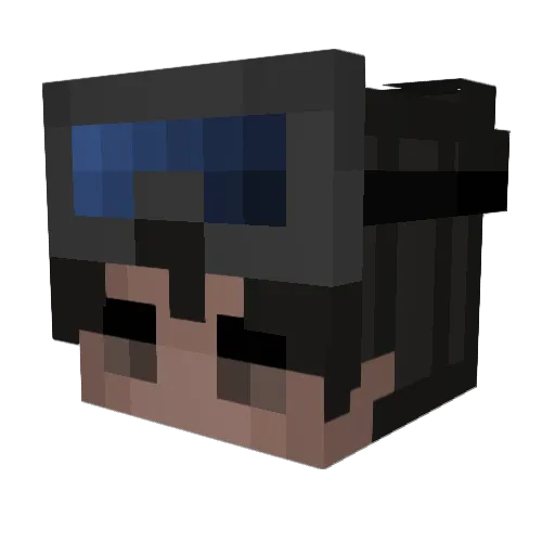 77Deimos7 Minecraft avatar head, 3D render