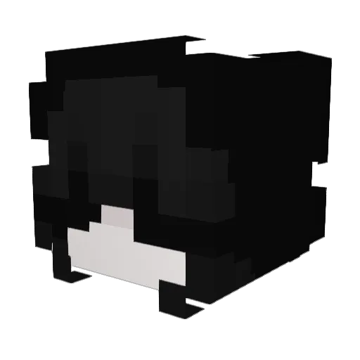 77_Pvpxel Minecraft avatar head, 3D render