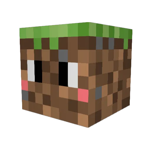 77bears Minecraft avatar head, 3D render