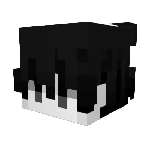 77dino Minecraft avatar head, 3D render