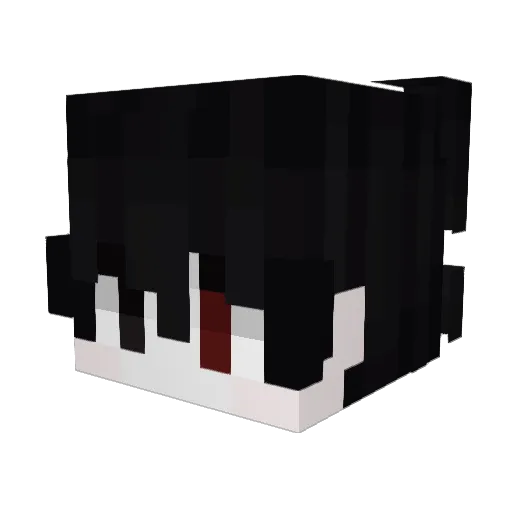 77nikoss Minecraft avatar head, 3D render