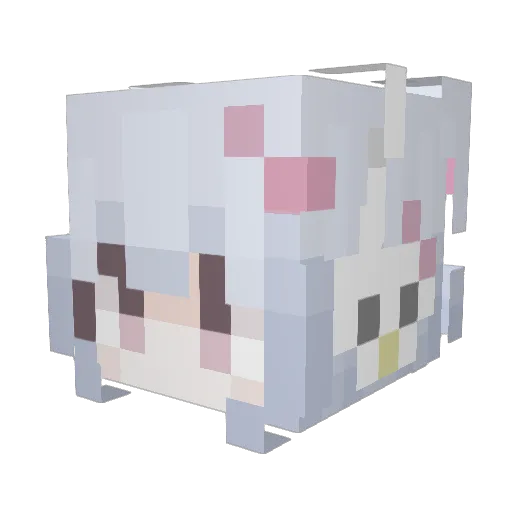 77ovo77 Minecraft avatar head, 3D render