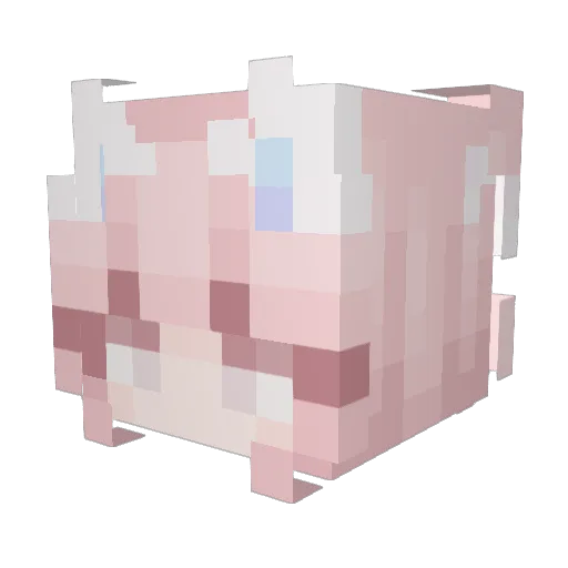 786678 Minecraft avatar head, 3D render