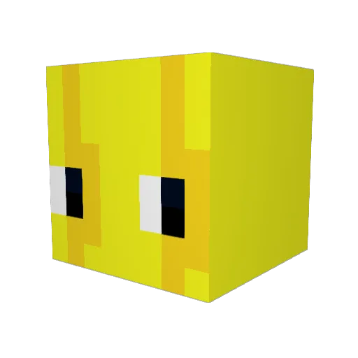 78787878 Minecraft avatar head, 3D render