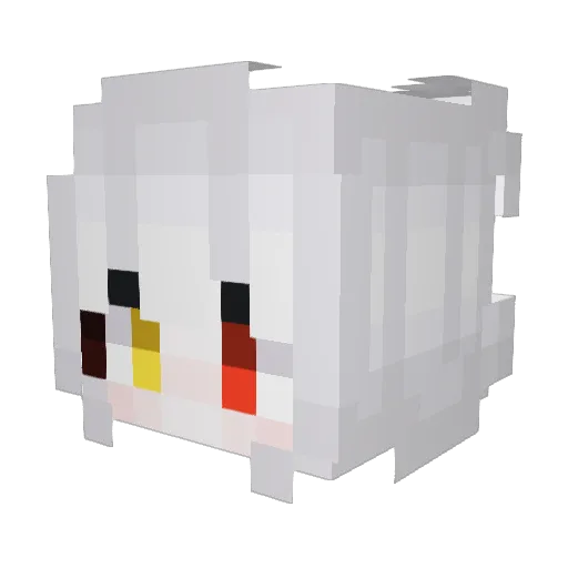 787978 Minecraft avatar head, 3D render