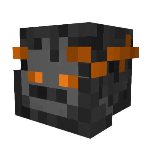 793_ Minecraft avatar head, 3D render