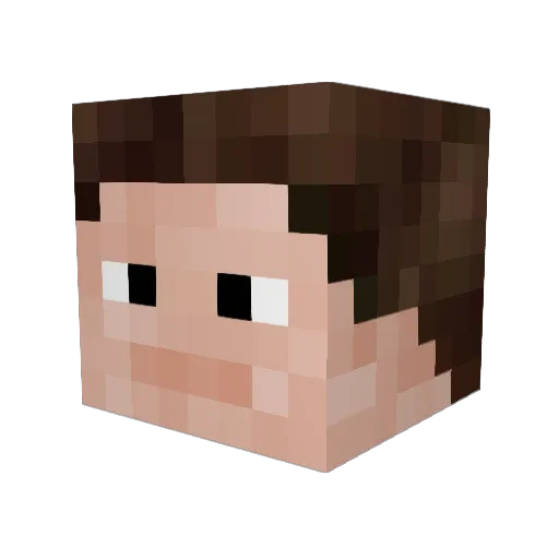 79Tiberius Minecraft avatar head, 3D render