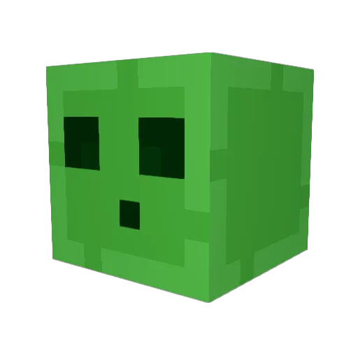 7Grey7 Minecraft avatar head, 3D render