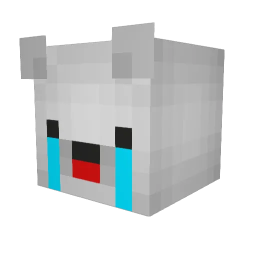 7Hive_AJ Minecraft avatar head, 3D render