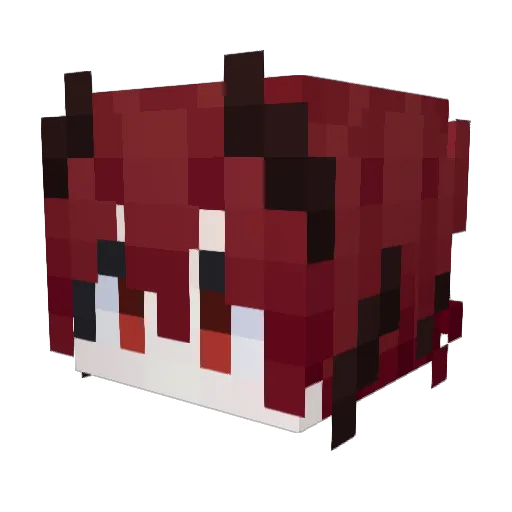 7KARLOS2 Minecraft avatar head, 3D render