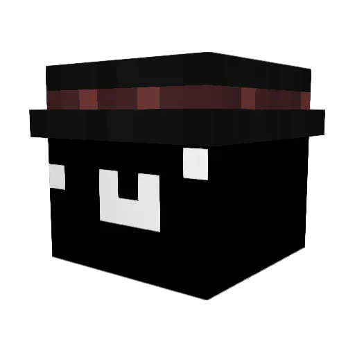 7Krowa7 Minecraft avatar head, 3D render