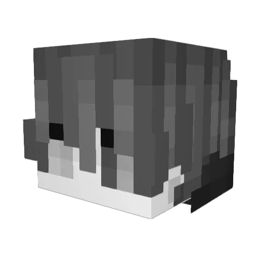 7LuNar7 Minecraft avatar head, 3D render