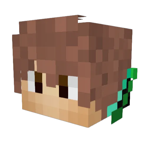 7ONION7 Minecraft avatar head, 3D render