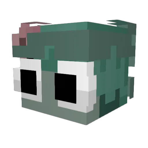 7Providence Minecraft avatar head, 3D render