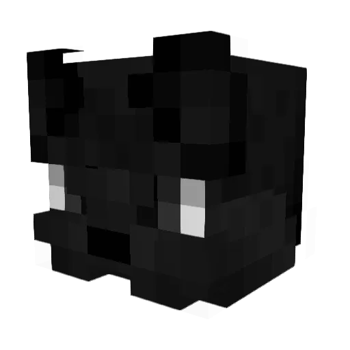 7Savage Minecraft avatar head, 3D render