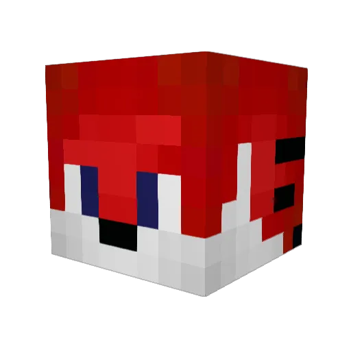 7Ser_meliodas7 Minecraft avatar head, 3D render