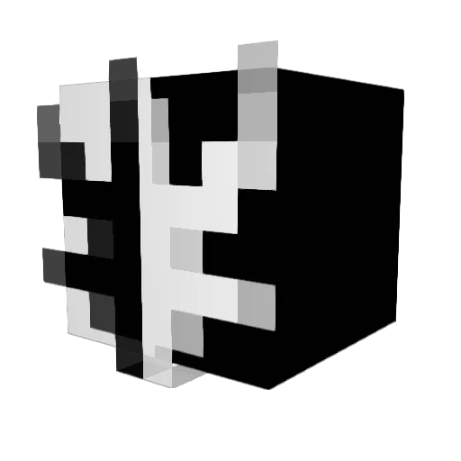 7TroXx Minecraft avatar head, 3D render