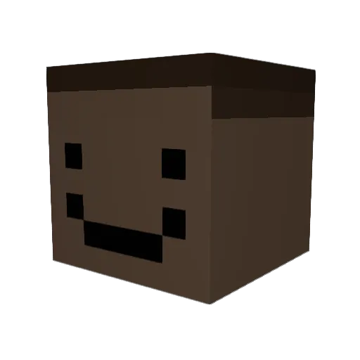 7ZAKA Minecraft avatar head, 3D render