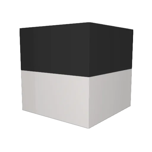 7_hp Minecraft avatar head, 3D render