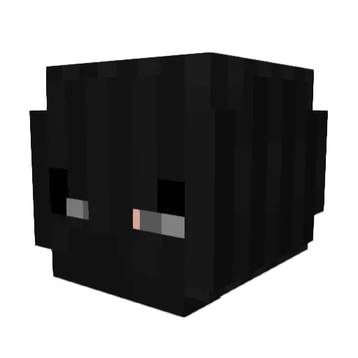 7ao__ Minecraft avatar head, 3D render