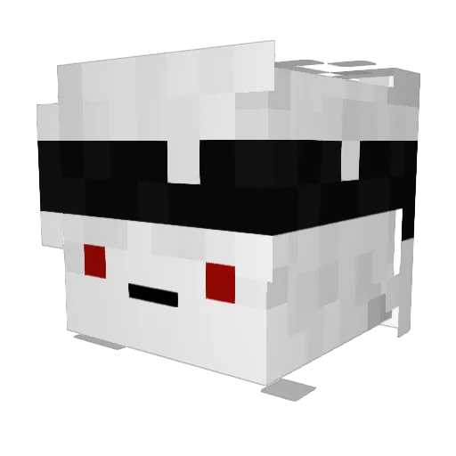 7arI_k Minecraft avatar head, 3D render