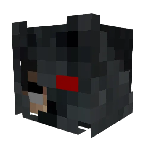 7changes Minecraft avatar head, 3D render