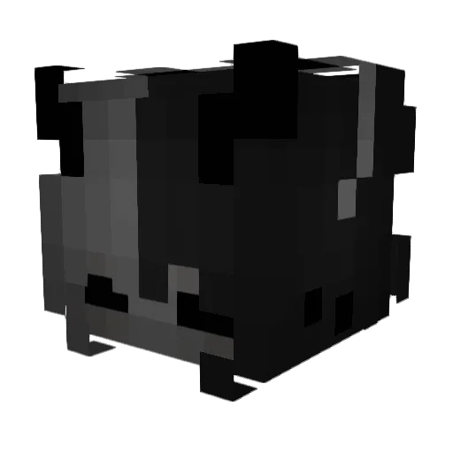 7diegoo Minecraft avatar head, 3D render