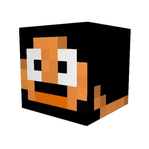 7echniciaN Minecraft avatar head, 3D render