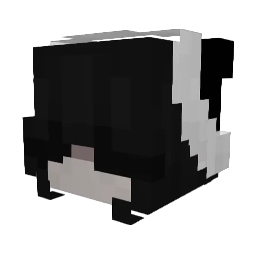7ekos Minecraft avatar head, 3D render