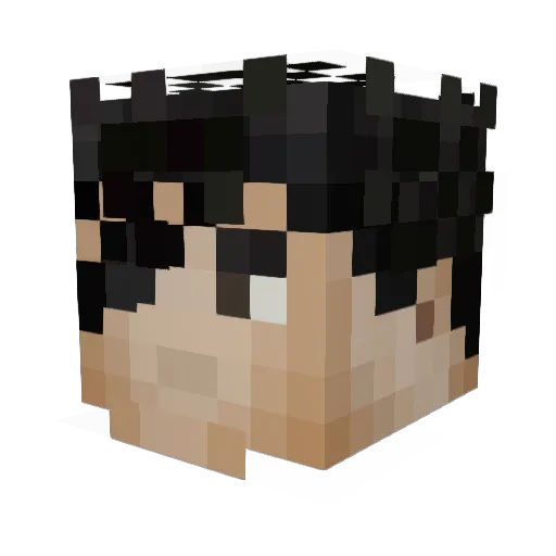 7even11even Minecraft avatar head, 3D render