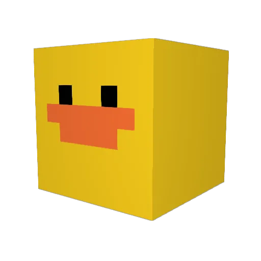 7evenstone Minecraft avatar head, 3D render