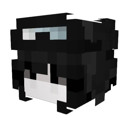 7exists Minecraft avatar head, 3D render