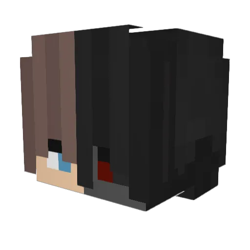 7fred Minecraft avatar head, 3D render