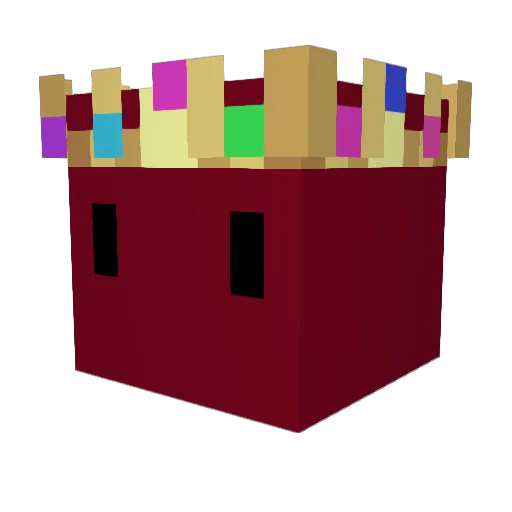 7g7gt7 Minecraft avatar head, 3D render