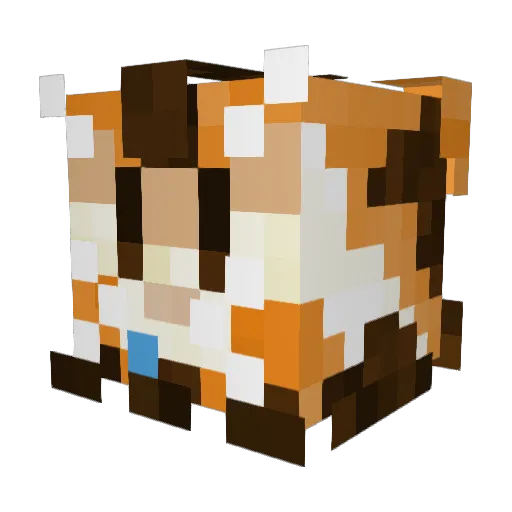 7harrypotter Minecraft avatar head, 3D render