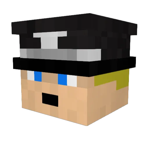 7homas8212 Minecraft avatar head, 3D render