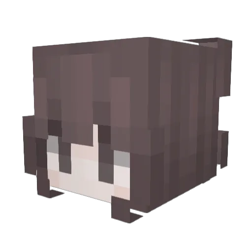 7iovo3 Minecraft avatar head, 3D render