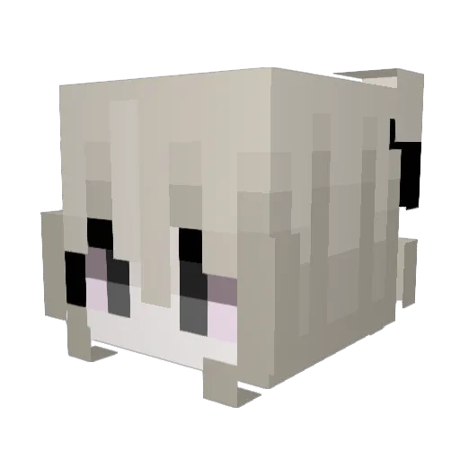 7irk Minecraft avatar head, 3D render