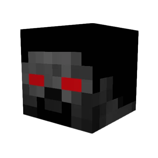 7ivk Minecraft avatar head, 3D render