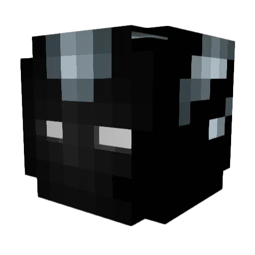 7jspr Minecraft avatar head, 3D render