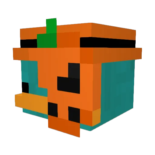 7ki7 Minecraft avatar head, 3D render