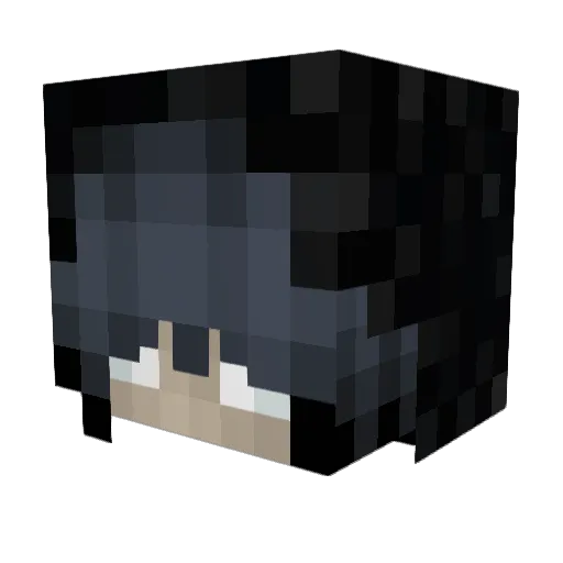 7leazon Minecraft avatar head, 3D render